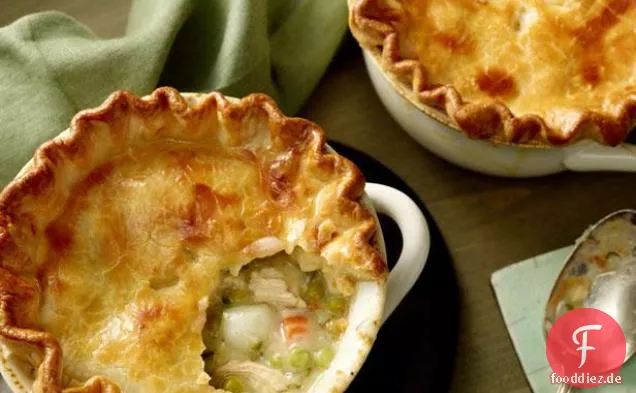 Individuelle Chicken Pot Pies
