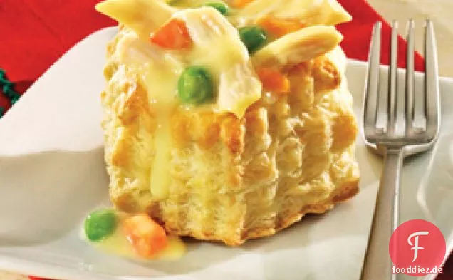 Cremige Türkei Pot Pies