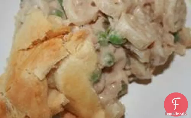 Einfache Nacht unter der Woche Thunfisch Pot Pie