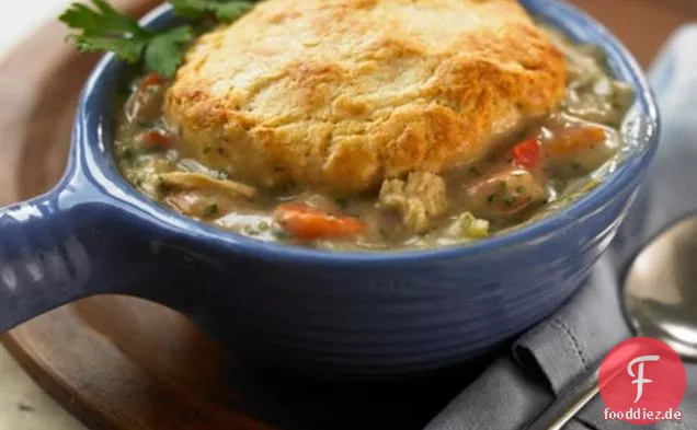 Herdplatte Huhn Pot Pie