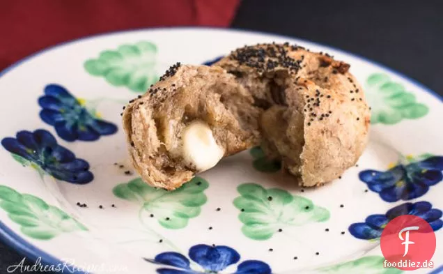 Roggen Zwiebel Walnuss Brötchen