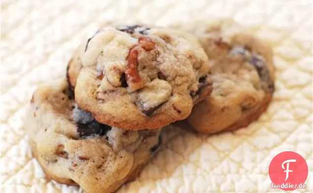 Schokolade Chunk Brezel Cookies