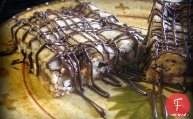 Knusprige Karamell Reeses Cookie Bars
