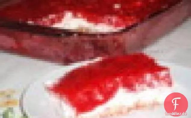 Schöne Erdbeere Brezel Dessert