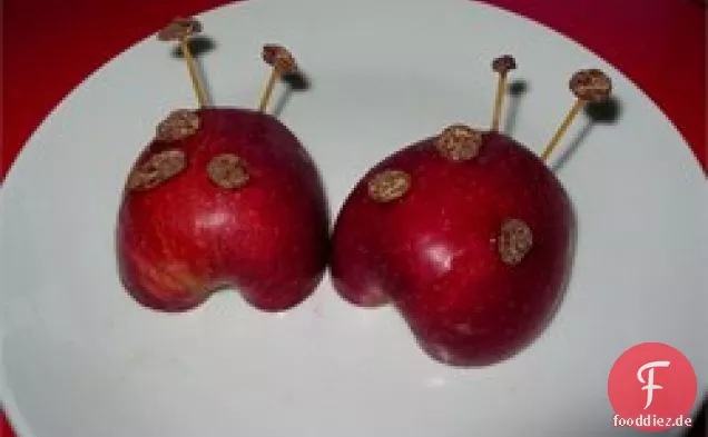 Apfel Marienkäfer Leckereien