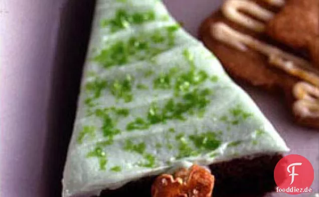 Brownie Weihnachtsbäume
