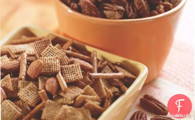 Senf- glasierte Snack-Mischung