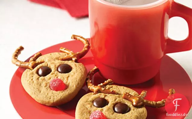 Slice 'n Bake Rudolph Kekse