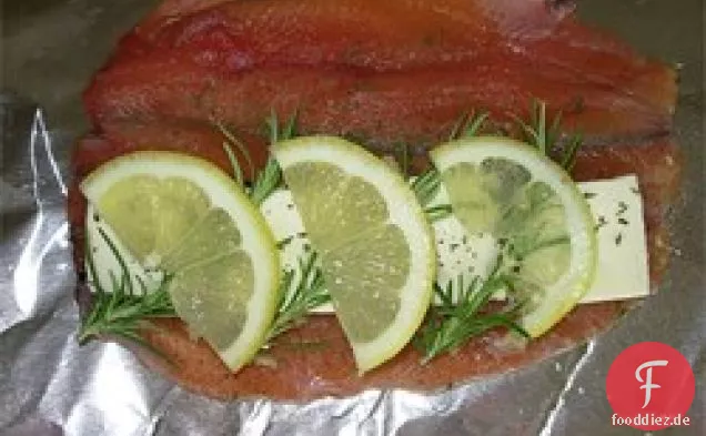 Gegrillte Forelle Montana