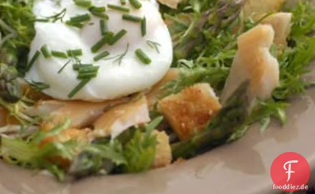 Geräucherte Forelle & Spargelsalat