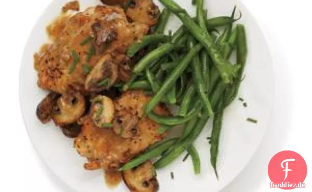 Huhn mit Pilzsauce