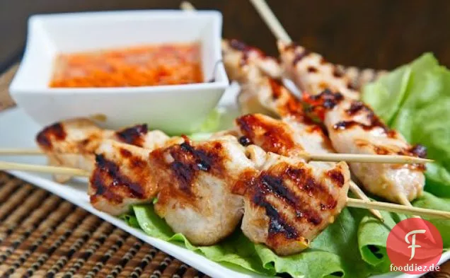 Gegrilltes Zitronengrashähnchen