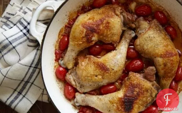 Rosiges Huhn