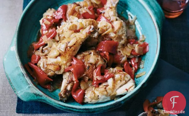 Hühnchen mit Piquillos