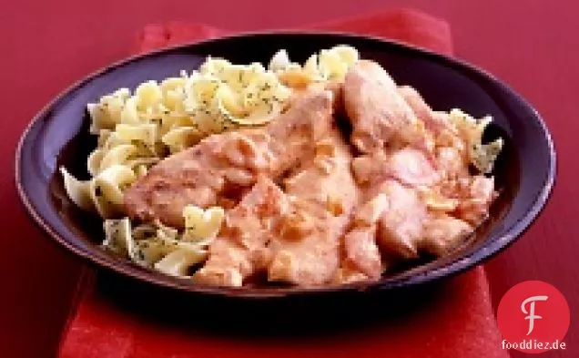 Hähnchen mit Paprikasauce