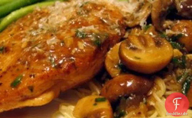 Huhn Marsala