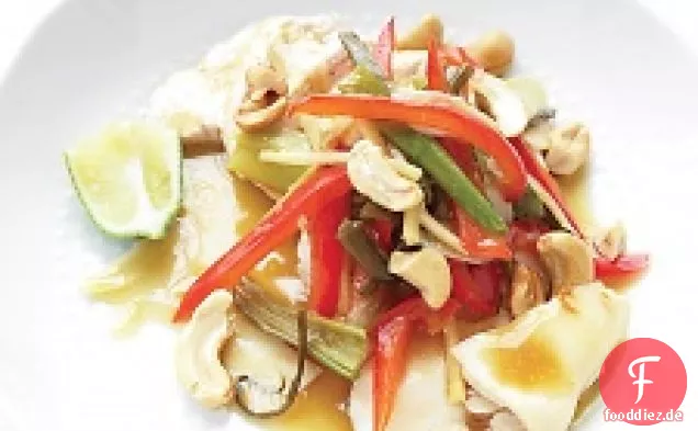 Asiatisches Huhn mit Cashewnüssen