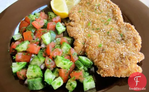 Glutenfreies Hühnerschnitzel