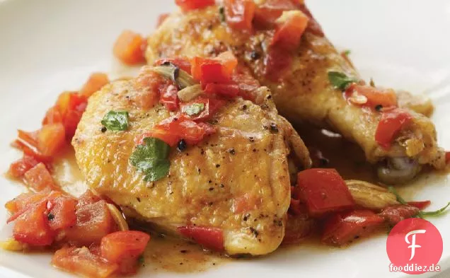 Hähnchen in Essigsauce