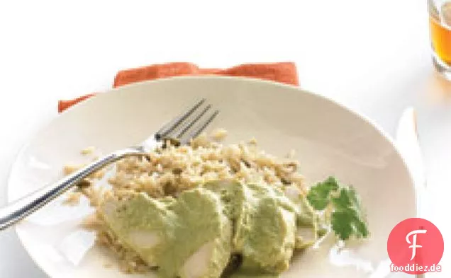 Huhn mit Kürbiskernmehl