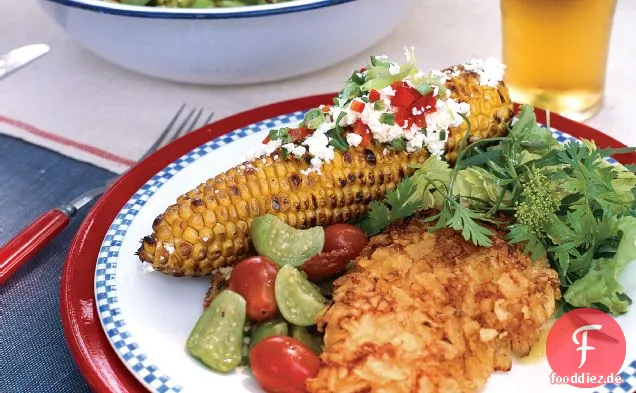 Hoosier Huhn mit Kartoffelchipkruste