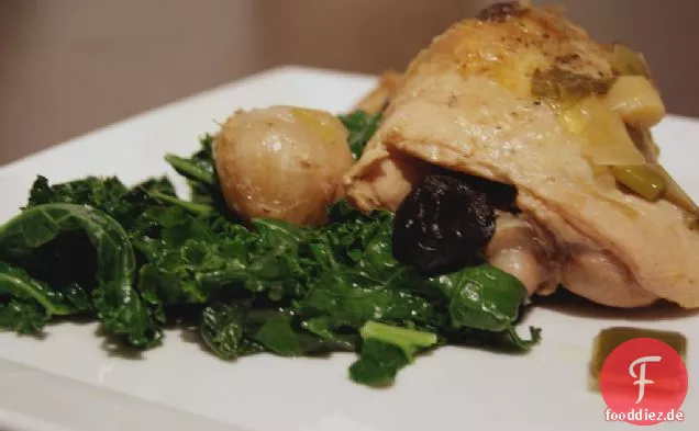 Hähnchen mit 40 Knoblauchzehen (Crock Pot)