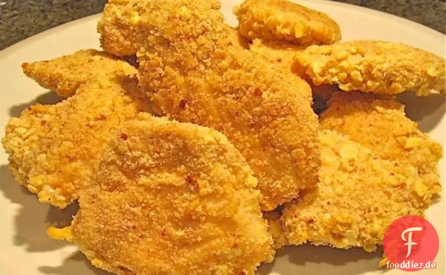 Chicken Nuggets mit Goldfischkruste