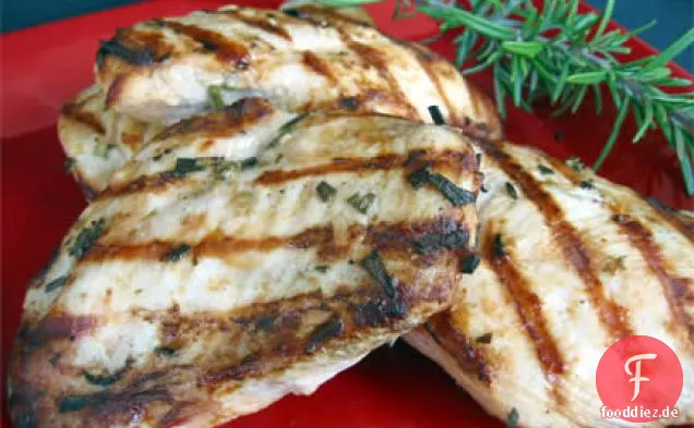 Zitronenkraut mariniertes Huhn