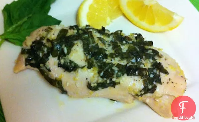 Zitrone Basilikum Huhn