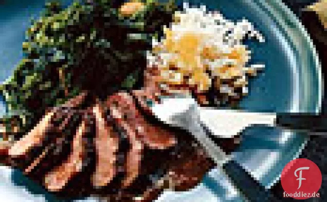 Gebratene Entenbrust mit Orangen-Chipotle-Sauce