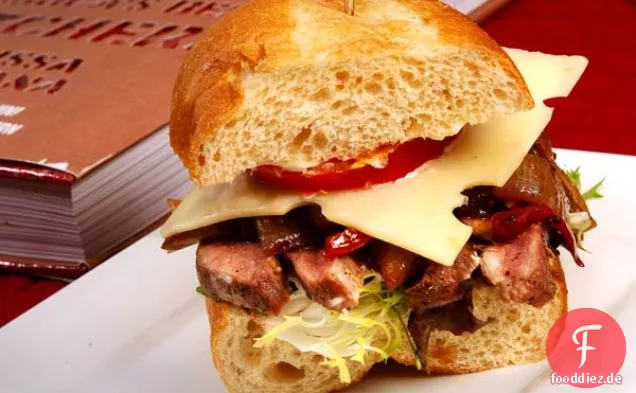 Entenbrust und Bier Sandwich