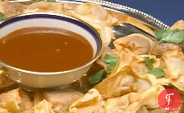 Ente und Apfel Wontons