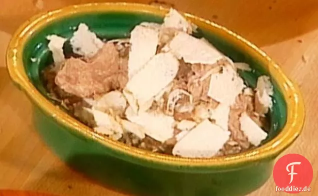 Hühnerlebermousse mit Trüffeln: Spuma di Fegati con Tartufo