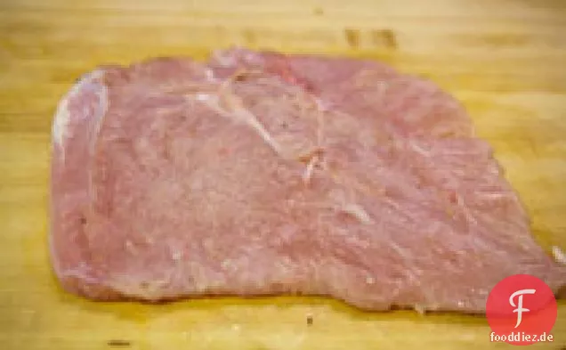 Gefüllte gebratene Putenbrust