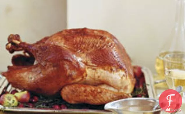 Gebratener gesalzener Truthahn