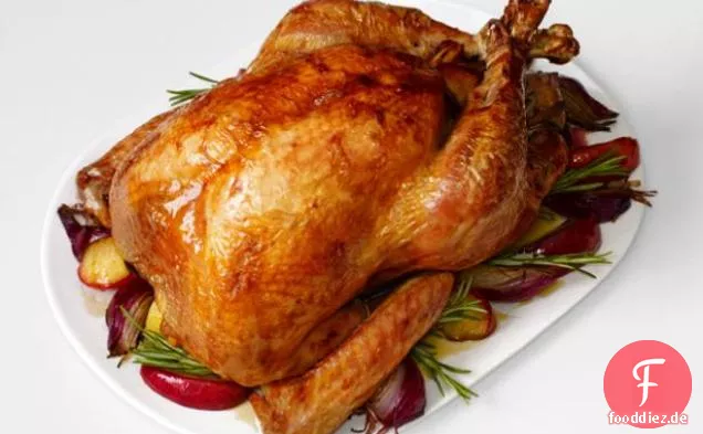 Gut isst gebratenen Truthahn