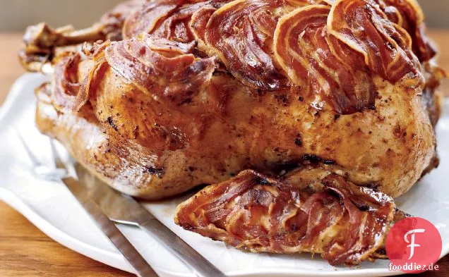 Pancetta-Wrapped gebratener Truthahn