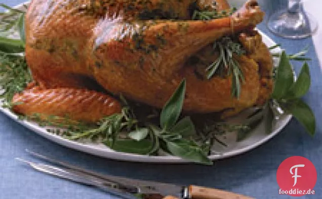 Herbed, gebratener Truthahn