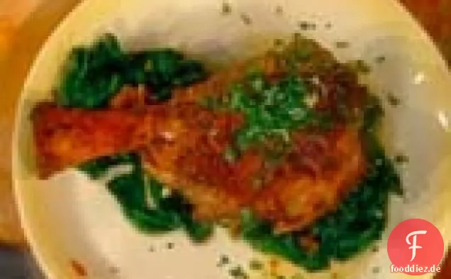 Geschmorte Kalbshaxe mit Majoran: Stinco di Vitello