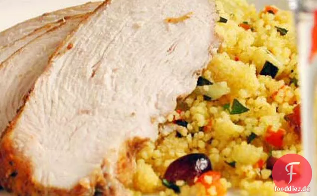 Marokkanischer Truthahn mit Cranberry-Couscous