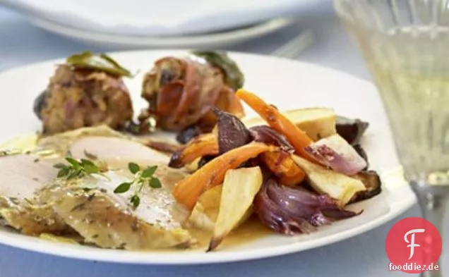 Mascarpone & Kräuter-basted Türkei