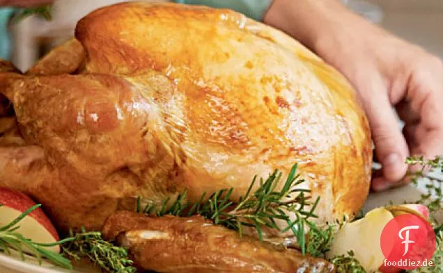 Gewürzsalzter Truthahn mit Cider Pan Gravy
