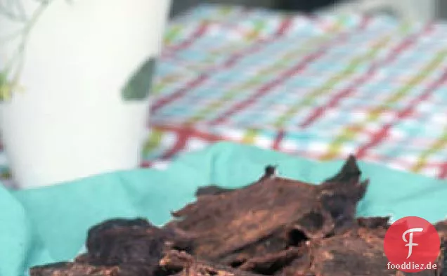 Hausgemachtes Rindfleisch (oder Truthahn oder Fisch) Jerky
