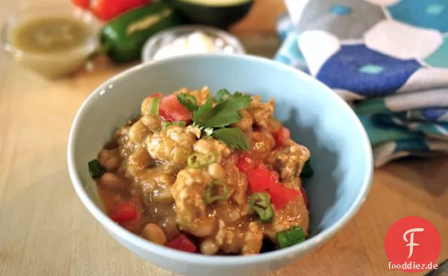 Türkei und weiße Bohnen Chili