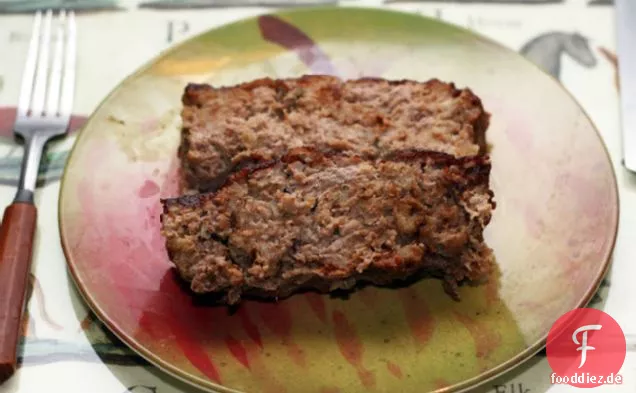 Barbecue-Sauce glasierte Türkei Hackbraten