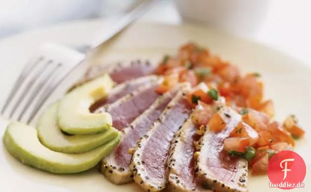 Gebratener Thunfisch mit japanischer Salsa
