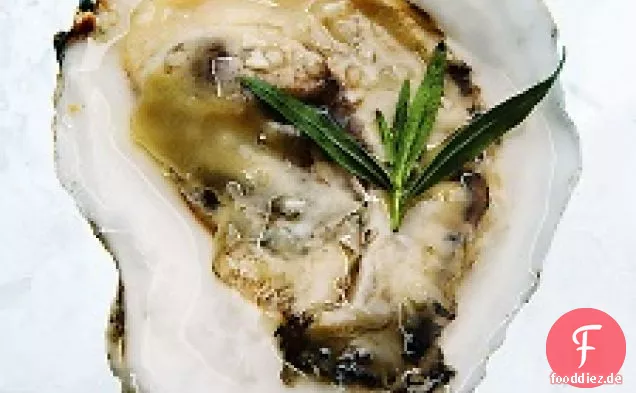 Austern mit Champagner-Estragon Mignonette