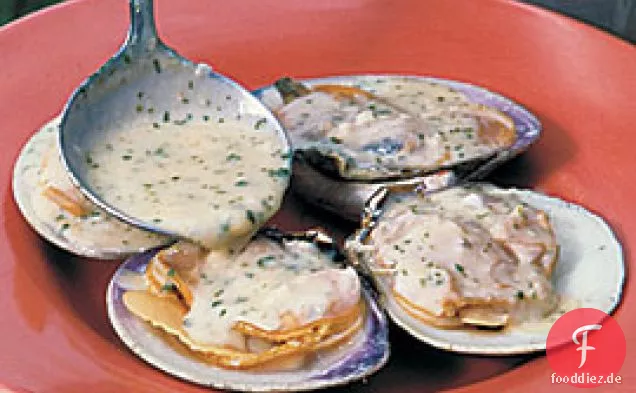 Knoblauch-Buttersauce für Austern, Venusmuscheln & Miesmuscheln