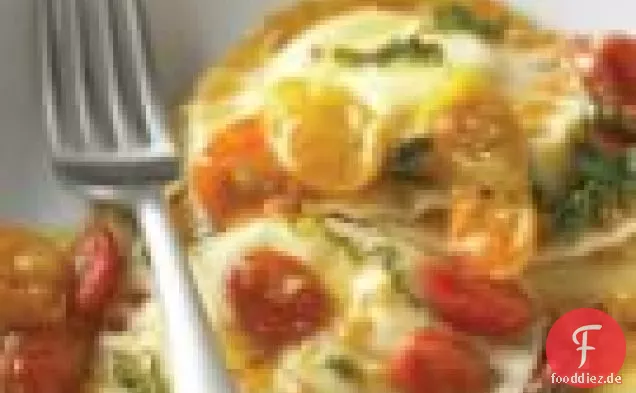 Käse-Ravioli mit Kirschtomatensauce
