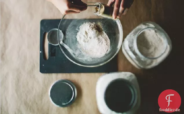 Vollkorn Kaki Ricotta Scones